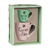 Cypress Home Queen Bee mug with bold lettering and durable ceramic.