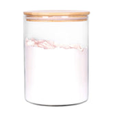 CZFWin glass flour container with airtight lid keeps flour fresh and clump-free.
