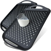 Czlizdyt large nonslip tray with handles keeps meals steady.
