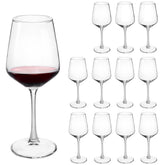 CZUMJJ wine glasses 12oz set for versatile red or white wine occasions