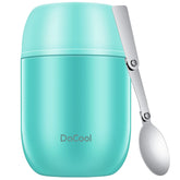 DaCool Food Thermo hot-jar cyan blue keeps meals hot during commutes