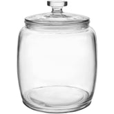 Daitouge 2.5 gallon glass jar with wide mouth and lid for easy ingredient access.