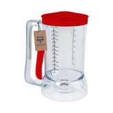 Dalup pancakes pourer top view for smooth, spill-free pours.