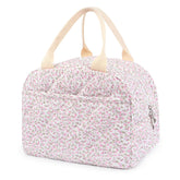 Dark Swan floral-pattern lunch bag in pink, stylish and portable for on-the-go meals