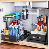 Dataroad Selead under-sink organizer top drawer for quick access and tidy cabinets.
