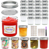 Datttcc 6oz mason jar with regular mouth for easy filling and cleaning