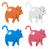 DAUCHVNY cat butt bread clip white seals bags, keeps snacks fresh.