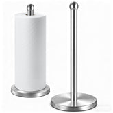 DAWNER paper towel holder base keeps towels steady for quick tearing.