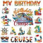 Dazoratix Birthday Cruise ship magnet on door adds festive cabin decor