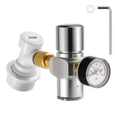 Dbgogo Hold Stable Pressure Regulator display shows precise PSI for consistent carbonation.