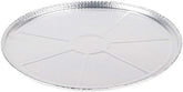 DCS Deals pack of 12 disposable round foil pans for easy bake-and-serve pizza and desserts.