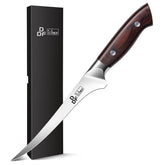 DDF iohEF fillet knife 7-inch blade close-up for precise, clean cuts.
