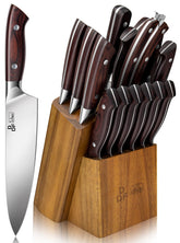 DDF iohEF knife block with blades neatly organized for quick kitchen prep