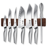 DDF iohEF magnetic knife strip holding large blades securely on wall
