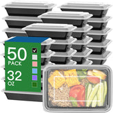 Dealusy 32oz meal prep container with lids keeps meals fresh and organized