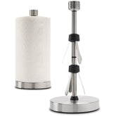 Dear Household stainless steel towel holder with one-handed tear for easy cleanup
