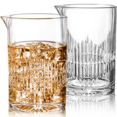 DEAYOU 25oz glass with weighted base for stable stirring.