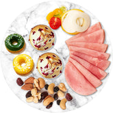 DEAYOU Marble Lazy Susan 12-inch turntable for effortless serving at gatherings
