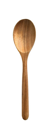 Decent Vrvege wood spoon with round handle for comfortable stirring