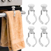 Decoeco towel clips on kitchen bar for secure towel grip.