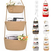 Degeyoyo 3-tier hanging basket over the door for space-saving storage