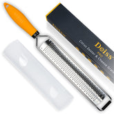 Deiss PRO lemon zester in action delivering bright zest and clean peel.