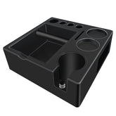 Delerke espresso knock box tamper station keeps accessories organized and easy to reach.