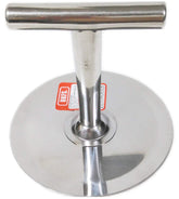 Delki hotteok press plate in stainless steel for even, effortless pressing.