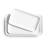 DELLING large serving platter 16x9 white for elegant party service and versatile platters.