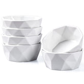 DELLING 8 oz ramekins front view showcases elegant bakeware for serving desserts.
