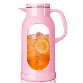 Delove 68oz pitcher with shatterproof shell for safe daily use.