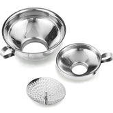 Delove wide-mouth large funnel for mess-free jar filling