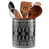 Delpnana utensil holder front view highlights organized counter space