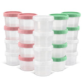 DEMORA 4oz container with twist-on lid for secure, mess-free storage.
