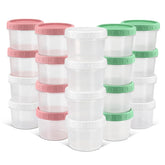 DEMORA 6oz container with twist-on lid for secure portable portions.