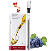 DERGUAM 3-in-1 wine chiller rod with aerator cools wine quickly without dilution