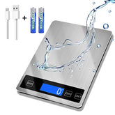 Deweywei 33lb scale with front display for precise recipe measurements