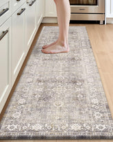 DEXI kitchen mat near the sink with cushioned memory foam for comfort