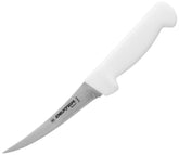 Dexter Russell P94824 boning knife blade close-up highlighting flexible precision for meat prep.