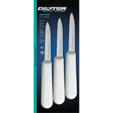 Dexter-Russell Sani-Safe 3-1-4 inch paring knives close-up for precise prep
