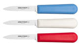 Dexter-Russell Sani-Safe S104SC-3RWC paring knife case of three for professional kitchens.
