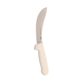 Dexter-Russell SB12-6 blade edge close-up showing sharp skinning precision.