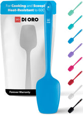 DI ORO Spoonula with 600°F heat resistance for high-heat cooking.
