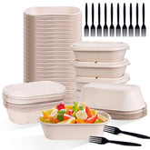 DI QIU REN 34oz meal prep container with lid for organized lunches