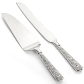 Dicunoy wedding cake knife with engraved handle for elegant cutting