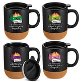 Didaey dumpster fire mug design 1 for office gifting and daily coffee
