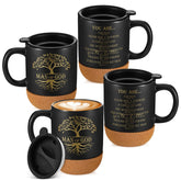 Didaey Man of God bulk mugs set with lids and handles for sharing.