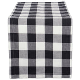 DII buffalo check table runner on dining table for everyday meals