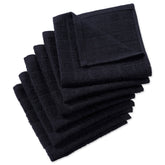 DII windowpane dishcloth 12x12 black, highly absorbent for quick kitchen cleanup.