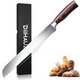 DiiHAUZZ 10-inch blade ready for crust cutting in home kitchens.